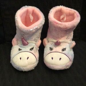 Totes toasties unicorn slippers